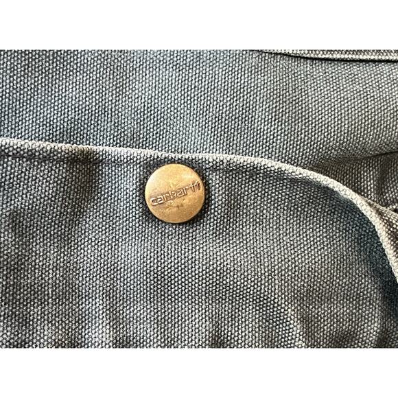 VTG Carhartt Chore Jacket Mens XXL Green Blanket Lined CW043 Cape Duster 90s USA - Picture 9 of 11